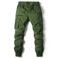 thumbnail image 2 of Buigttklop Men'S Pants,Men'S Casual Pure Color Outdoors Pocket Casual Pants Sweatpants, 2 of 5