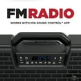 thumbnail image 2 of ION Block Rocker Icon All-Terrain Portable Bluetooth Speaker with Lights, FM Radio, and Stereo-Link, BLCKRCKRICONXUS, 2 of 9