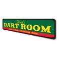 thumbnail image 4 of Dart Room Novelty Decor, Metal Wall Sign - 4x18 Inches, 4 of 4