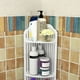 thumbnail image 4 of Estante esquinero para baño, estante de plástico para encimera de baño, organizador lateral para baño, 4 of 8