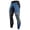 Blue, variant on Men's Youth Boy Sports Fitness Compression Running Pants Breathable Tight Long Leggings Blue L