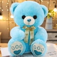 thumbnail image 5 of Oso de peluche de 35 cm, peluche para niños, osito de peluche, ideas de regalos para niños, Navidad, cumpleaños, novia, decoración, guardería, blanco, 5 of 5
