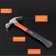 thumbnail image 4 of Claw Hammer with Fiberglass Handle, Carbon Steel Nailing Hammer, Framing Hammer with Rip Claw, Anti-Vibration Grip, 4 of 4