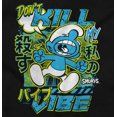 thumbnail image 2 of Smurfs Kanji Don't Kill My Vibe Long Sleeve TShirt Men Women Brisco Brands L, 2 of 6