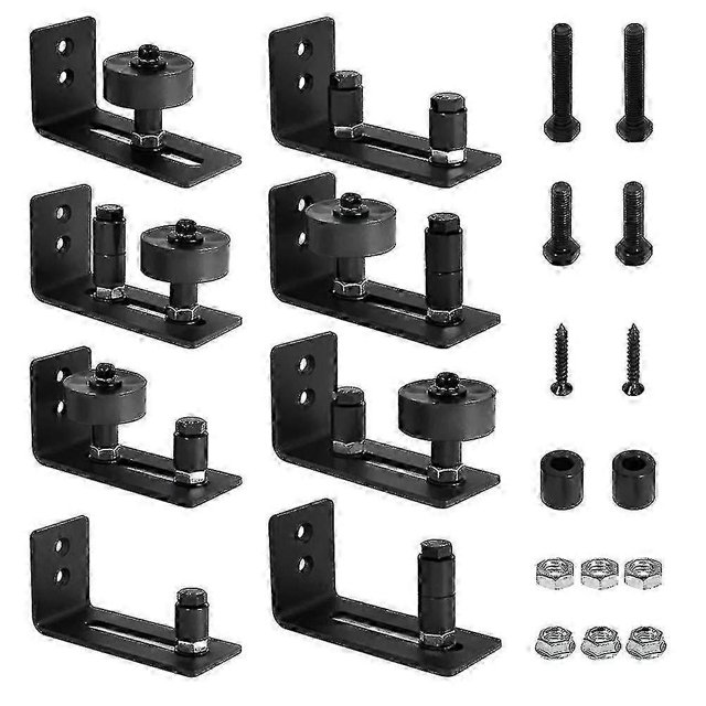 8 In 1 Floor Guide Adjustable Sliding Door Floor Guide Wall/bottom Door Guide Sliding Door Guide Kit