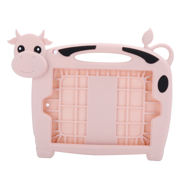 Funda protectora para tableta de 7,9 pulgadas, bonita vaca, silicona para niños, para iOS mini1/2/3/4/5, color rosa