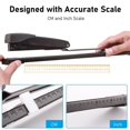 thumbnail image 2 of Long Arm Desktop Stapler - FHE - Long Arm Stapler - Metal Structure - 20 Sheet Capacity, 2 of 4