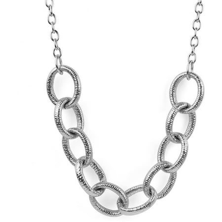 ELYA Stainless Steel Large Link Necklace