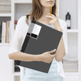 thumbnail image 4 of Lojalitet Expanding Files Folder Organizer with Tabs, Pockets Accordion File Organizer,Black, 4 of 5