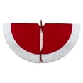 thumbnail image 4 of Northlight 36" Red and White Winter Snowman Embroidered Christmas Tree Skirt, 4 of 4