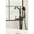 thumbnail image 7 of Delta Cassidy Traditional Floor Mount Tub Filler Trim - Less Handle, Champagne Bronze, 7 of 7