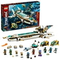 thumbnail image 4 of LEGO NINJAGO Hydro Bounty Building Set, 71756 Submarine Toy with Kai and Nya Minifigures, Ninja Toys, Gifts, Presents for Kids, Boys, Girls Age 9 Plus Years Old, 4 of 10