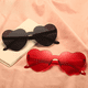 thumbnail image 3 of Gafas de sol Trend Heart Love, gafas sin montura para hombres y mujeres, gafas de sol deslumbrantes de color gelatina, 3 of 6