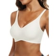 thumbnail image 5 of Gleelist Womens Push Up Everyday Bras For Women No Underwire Smooth Wireless Brassiere Full Coverage Comfortable V Neck T-Shirt Basic Bras, 5 of 6
