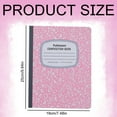 thumbnail image 3 of TXYRDXK 1Pc Composition Notebook, Wide Ruled Paper, 9-3/4 x 7-1/2 Inches, 200 Pages (100 Sheets), Black Marble Covers, Wide Ruled Notebook, 3 of 6