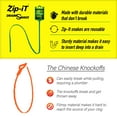 ZIP IT DRAIN CLEANER, 3Pack Plastic Drain Stick Hair Clog Remover