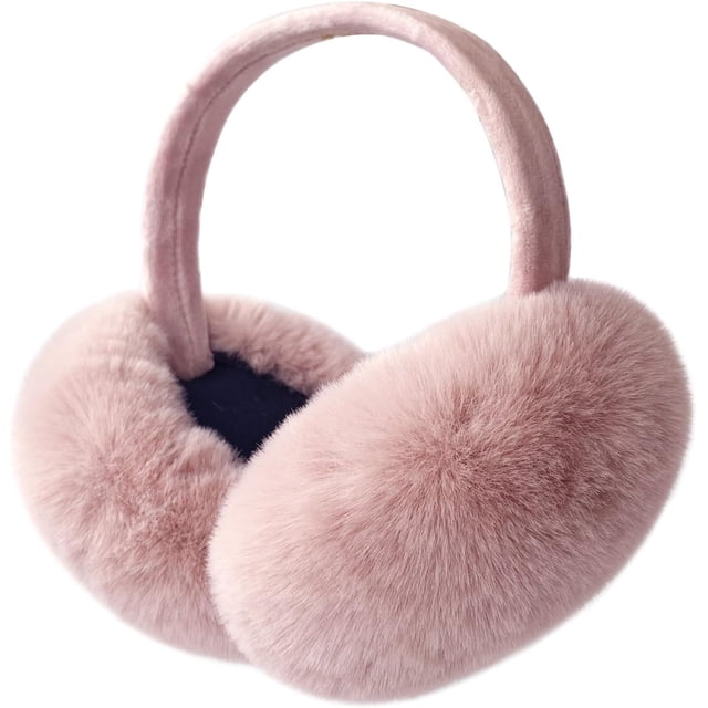 LinYooLi Cache-Oreilles d'Hiver en Fausse Fourrure Chauds Mignons Pliables pour Femmes Filles