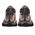 thumbnail image 5 of Memorial Day Honor Jesus ChriStand Our Fallen American flag Soldier Shoes Sneakers Black Size 9.5, 5 of 7