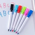 thumbnail image 4 of WUXIAB Whiteboard markers Pen with eraser Colored Ink Erasable Marker Stationery 2Ml 1Pcs Fine Felt Tip Magnet Dry Erase Markers Whiteboard Markers with Eraser Mini White Erasable Markers for Office, 4 of 9