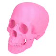 thumbnail image 1 of Resin Halloween Skull Decor Festival Home Props Fake Whole Person Skull Ornaments Pink NO.8913, 1 of 5