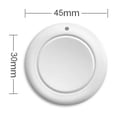 thumbnail image 4 of 3X Smart Home Wireless Light Switch RF 433 MHz Remote Control AC 110V 220V Receiver Push Button Ceiling Lamp Switch,3 x receiver 3 x remote,White, 4 of 7