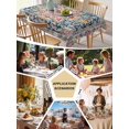 thumbnail image 5 of Colorful Boho Table Cloth, Ethnic Vintage Mexican Flowers Southwestern Waterproof Tablecloth for Square Tables, Reusable Washable Fabric Table Cover for Restaurant Kitchen Dining Tables 60"x60", 5 of 6