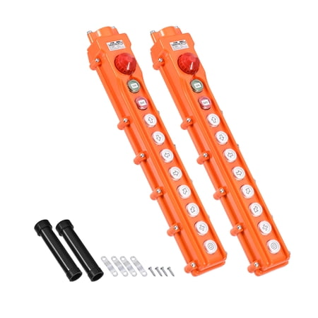 2pcs Hoist Crane Pendant Control Station Push Button Switch On Off Up ...