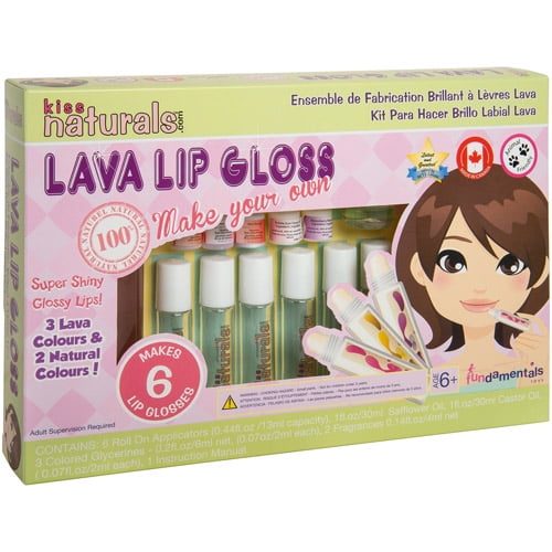 Fundamentals Toys Kiss Naturals DIY Lava Lip Gloss Making Kit