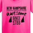thumbnail image 4 of Inktastic New Hampshire Awesome Since 1788 Youth T-Shirt, 4 of 5