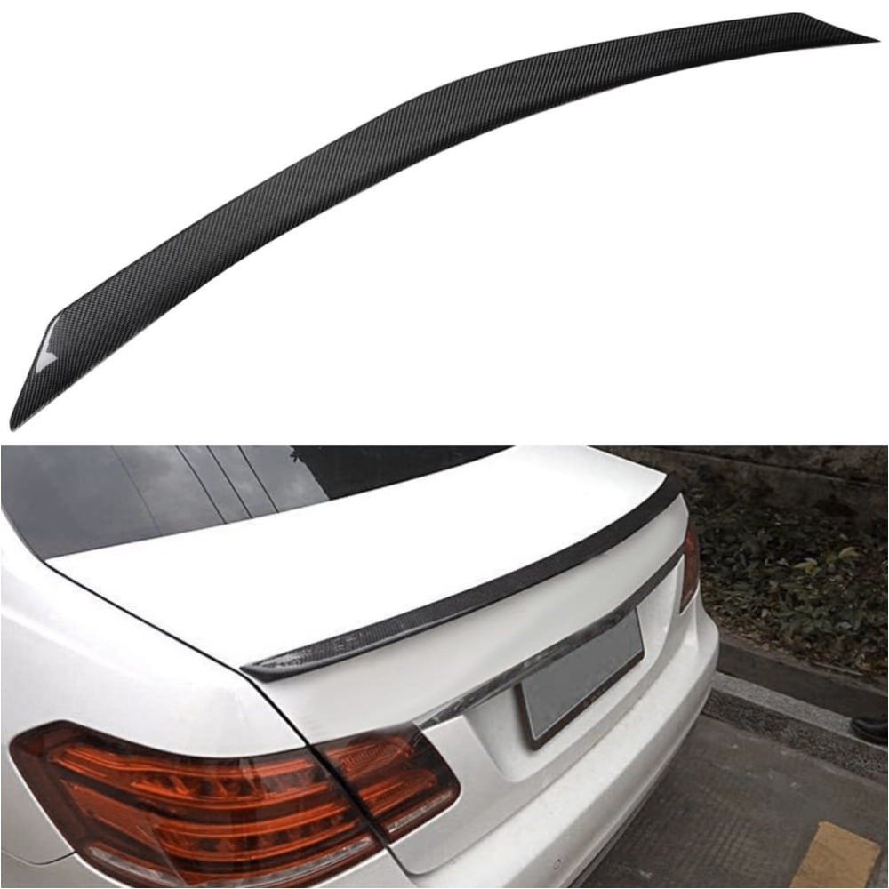 Rear Spoiler For 2009-2016 W212 E-Class Sedan -Gloss Carbon Look ...