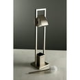 thumbnail image 5 of Kingston Brass SCC8348 Modern Pedestal Toilet Paper Holder with Toilet Brush Holder - Brushed Nickel, 5 of 6