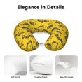 thumbnail image 4 of KLL Vintage Excavator Pattern Memory Foam Cervical Neck Pillow Versatile U-Shaped Pillows for Home/Office/Camping/Travelling/Soft Washable Cover, 4 of 8