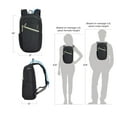 thumbnail image 2 of Travelon Greenlander Anti-Theft 9L Backpack, Jet Black, 9" W x 16" H x 5" D, 2 of 15
