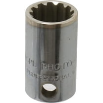 3/8" Drive, 1/2" Socket, Spline Socket