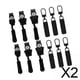 thumbnail image 1 of Kit de reparación de cremalleras,Kit de reparación de cremalleras de metal Extractor de cremalleras de mochila,Repuesto universal de reparación instantánea de cremalleras,Tirador de, 1 of 8