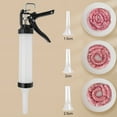 thumbnail image 4 of Joernso Sausage Stuffer Meat Filler Manual Sausage Machine with 3 Tubes Food Grade Large Capacity Sausage Stuffing Tube Kit for Homemade Sausages, 4 of 8
