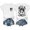 White, variant on Graphic Tees for Women Casual Short Sleeve Tee with Double Letter Print for Everyday Comfort and Easy Styling Pink 3XL