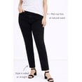 thumbnail image 3 of Ellos Comfortable Women's Plus Size Boyfriend Jeans Stretch Denim Mid-Rise, 3 of 6
