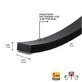 thumbnail image 4 of Manufacturer Varies Foam Seal,10 ft.,3/4 in. W,Black,Rubber 2RRF4, 4 of 4