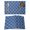 Blue, variant on Dark Blue Morocco Placemats Set of 6, Ethnic Abstract Geometric Quatrefoil Grid Placemats for Dining Table, Place Mats for Kitchen Tabletop, Waterproof Wipeable Dining Table Mats Set