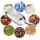 thumbnail image 5 of Pala multiusos de acero inoxidable: pala para hielo multiusos con fondo redondo y mango con ranura para los dedos, 5 of 5