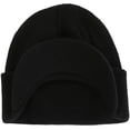 thumbnail image 2 of Viworld Men's Winter Beanie Hat with Brim Warm Double Knit Cuff Beanie Cap, 2 of 5