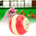 thumbnail image 2 of Portable Billiard Cue Ball, Professional Resin Cue Balls Billiards Practice Training Assist Accessory for America Pool Eight Ball, 2 of 7