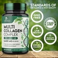 thumbnail image 5 of Multi Collagen 2400mg, Advanced Formula Types I, II, III, V, X - Hydrolyzed Multi Collagen Pills - Collagen Peptides Supplements for Women & Men - Hair, Skin, & Nail Support Supplement - 120 Capsules, 5 of 10