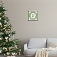 thumbnail image 3 of Stupell Industries Noel Seasonal Wreath Holiday Painting Black Framed Art Print Wall Art, 12 x 12, 3 of 9