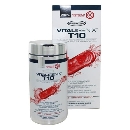 Muscletech Products - VitaliGenix T10 Male Vitality Formula - 180 Liquid
