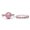 Pink, variant on Couple Rings Matching Promise Rings Vintage Fashion Copper Alloy Zircon His And Hers Rings For Couples Classic