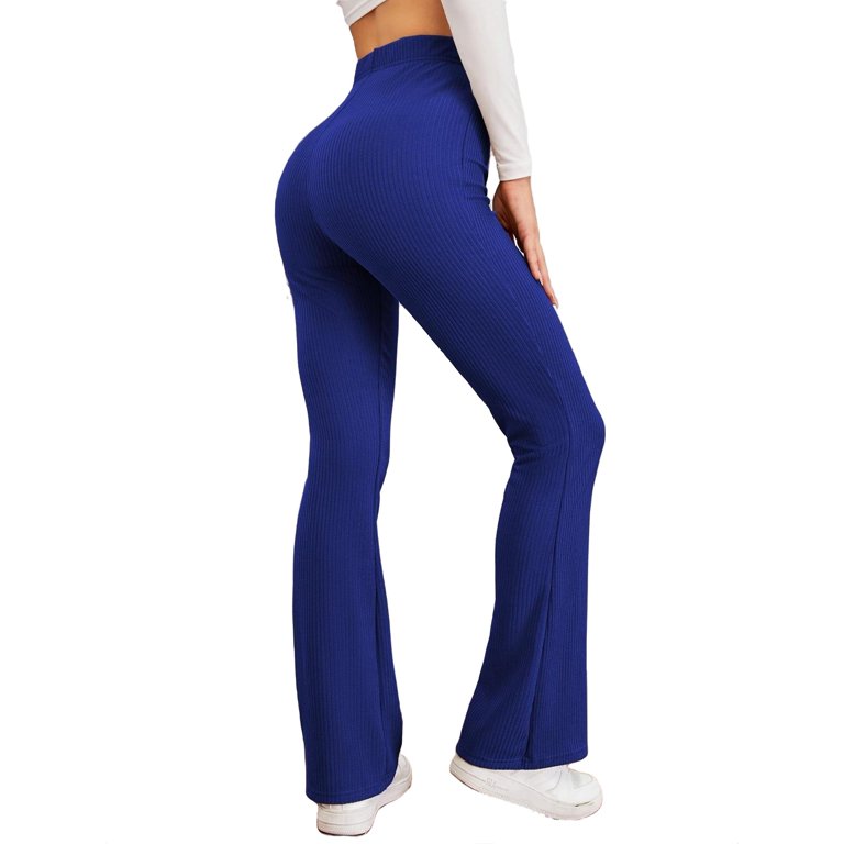 EVERDION Flared Women Blue Trousers - Buy EVERDION Flared Women Blue  Trousers Online at Best Prices in India