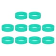 thumbnail image 1 of 10Pcs Silicone Rubber Bands Non-slip 1.22 Inch Flat for Books, Light Green, 1 of 6