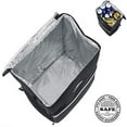 Insulated Food Delivery 3 Pocket Backpack with Drink Cup Holders and